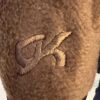 GK FITTED ICE SKATE JACKET ADULT X-SMALL BROWN FLEECE VELVET TRIM ZIP Sz AXS NWT - Image 5