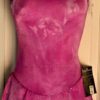 GK FIGURE SKATE DRESS ADULT X-SMALL LAVENDER TYE-DYE SLVLS METAL BIZO TANK AXS