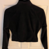 GK FITTED ICE SKATE JACKET ADULT SMALL BLACK FLEECE VELVET TRIM ZIP ACTIVE SZ S - Image 8