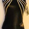 NASTIA LIUKIN BROOKLYN ADULT X-SMALL BLACK GOLD FOIL GYMNASTS LEOTARD AXS NWT!
