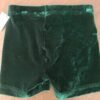 GK GREEN VELVET CHILD SMALL MICRO MINI WORKOUT DANCE GYMNASTICS CHEER SHORTS CS - Image 2