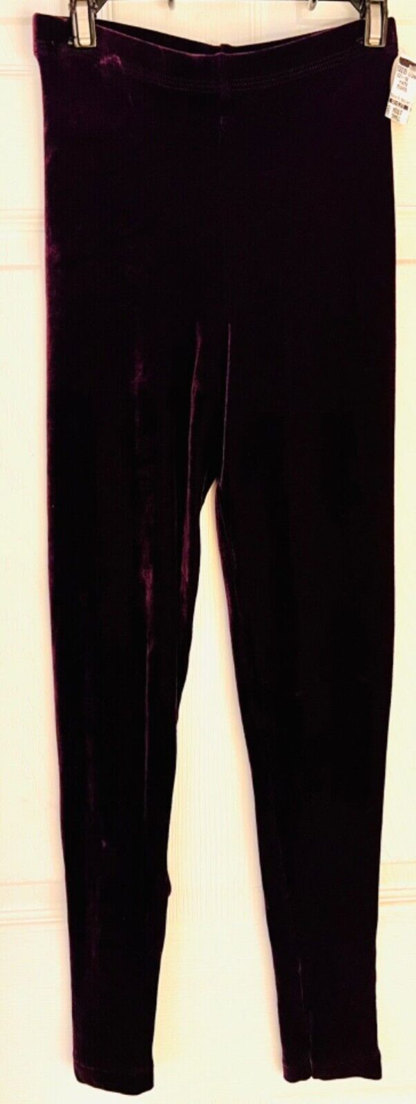 GK LADIES LARGE SMALL SMOOTH VELVET ANKLE LENGTH SKATE DANCE LEGGINGS Sz AL NWT!