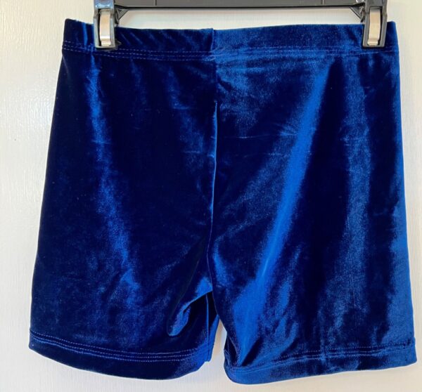 GK ELITE ROYAL VELVET ADULT X-SMALL GYMNASTICS DANCE WORKOUT SHORTS Sz AXS NWT! - Image 3