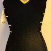 NASTIA LIUKIN BROOKLYN ADULT X-SMALL BLACK GOLD FOIL GYMNASTS LEOTARD AXS NWT! - Image 7