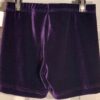 GK CHILD MEDIUM WORKOUT SHORTS EGGPLANT VELVET CHEER DANCE GYMNASTIC Sz CM NWT - Image 2