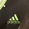 ADIDAS LgS CHILD MEDIUM BLACK GREEN SWAROVSKI CRYSTALS GYMNASTS DANCE LEOTARD CM - Image 2
