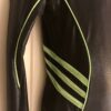 ADIDAS LgS CHILD MEDIUM BLACK GREEN SWAROVSKI CRYSTALS GYMNASTS DANCE LEOTARD CM - Image 3