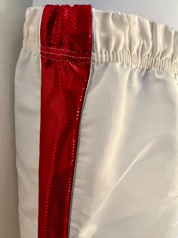 GK WHITE WARM-UP PANTS CHILD LARGE DRY TECH LOW RISE FITTED GYNMNASTS CHEER Sz L - Image 4