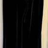 GK DANCE JAZZ LADIES X-SMALL BLACK SMOOTH VELVET FOLD-OVER WAISTBAND PANTS AXS - Image 3