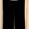 GK DANCE JAZZ LADIES X-SMALL BLACK SMOOTH VELVET FOLD-OVER WAISTBAND PANTS AXS - Image 6