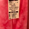 GK ICE FIGURE SKATE LADIES SMALL BERRY NYLON TIE-DYE VELVET SLVLS DRESS AS NWT! - Image 5