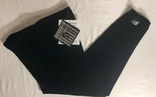 GK ELITE LADIES X-LARGE BLACK SMOOTH VELVET CROP CAPRI TIGHTS Sz AXL NWT!