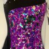 GK CHICKLET CHARM FOIL TANK ADULT SMALL BLACK N/S JA GYMNASTS DANCE LEOTARD AS