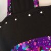 GK CHICKLET CHARM FOIL TANK ADULT SMALL BLACK N/S JA GYMNASTS DANCE LEOTARD AS - Image 2