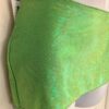 GK DANCE BALLET LADIES LARGE GREEN FOIL HIP  CURVED MINI LAYER SKIRT Sz S NWT! - Image 3