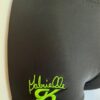 GABRIELLE DOUGLAS GK ADULT X-SMALL LIME SEQUINS BLACK NYLON GYMNASTS SHORTS XS - Image 3