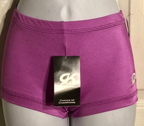 GK WYSTERIA MICRO MINI ADULT X-SMALL NYLON/SPANDEX GYM WORKOUT SHORTS Sz AXS NWT