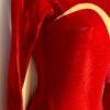 GK LONG SLEEVE LADIES SMALL RED GOLD SPARKLE FOIL DANCE LEOTARD Sz AS NWT! - Image 3