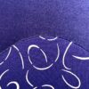 GK PURPLE HALTER ADULT X-SMALL VELVET MATTE TRICOT PRINT FIGURE SKATE DRESS AXS - Image 2