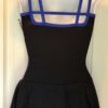GK FIGURE SKATE ADULT X-SMALL BLACK MICROFIBER SQUARE NECK SLVLS DRESS AXS NWT! - Image 2