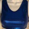 GK ELITE SPORTS CROP TOP ADULT X-SMALL ROYAL MYSTIQUE RACERBACK CHEER DANCE AXS