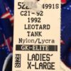 GK Elite TANK LEOTARD ADULT X-LARGE STAR/FLAG PRINT BLUE/BLACK GYM DANCE AXL NWT - Image 4