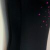 GK ADULT SMALL NEON SPARKLE BLACK N/S STRAPPY BACK GYMNASTIC DANCE LEOTARD Sz AS - Image 4