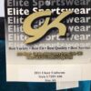 GK ELITE CHEER SKIRT ADULT SMALL AZURE MYSTIQUE V-WAIST AS NWT! - Image 4