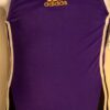 ADIDAS CAMI GK LEOTARD CHILD X-SMALL PURPLE YELLOW NYLON GYMNASTICS DANCE CXS