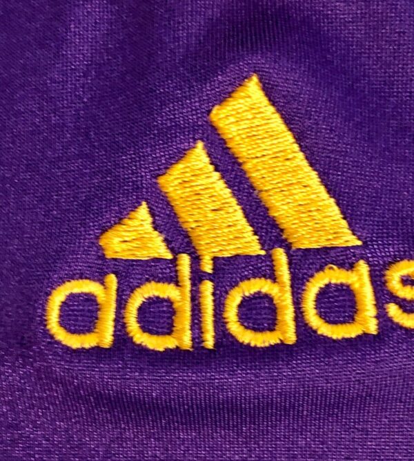 ADIDAS CAMI GK LEOTARD CHILD X-SMALL PURPLE YELLOW NYLON GYMNASTICS DANCE CXS - Image 3