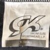 GK FIGURE SKATE ADULT X-SMALL BLACK MICROFIBER SQUARE NECK SLVLS DRESS AXS NWT! - Image 9