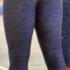 GK CLASSIC CAPRI CHILD LARGE BLUE DENIM STRETCH TIGHTS GYMNASTICS DANCE Sz CL