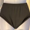 GK SPORTS BRIEFS ADULT SMALL GRAY HIGH WAIST NYLON/SPANDEX CHEER DANCE GYM Sz AS - Image 3