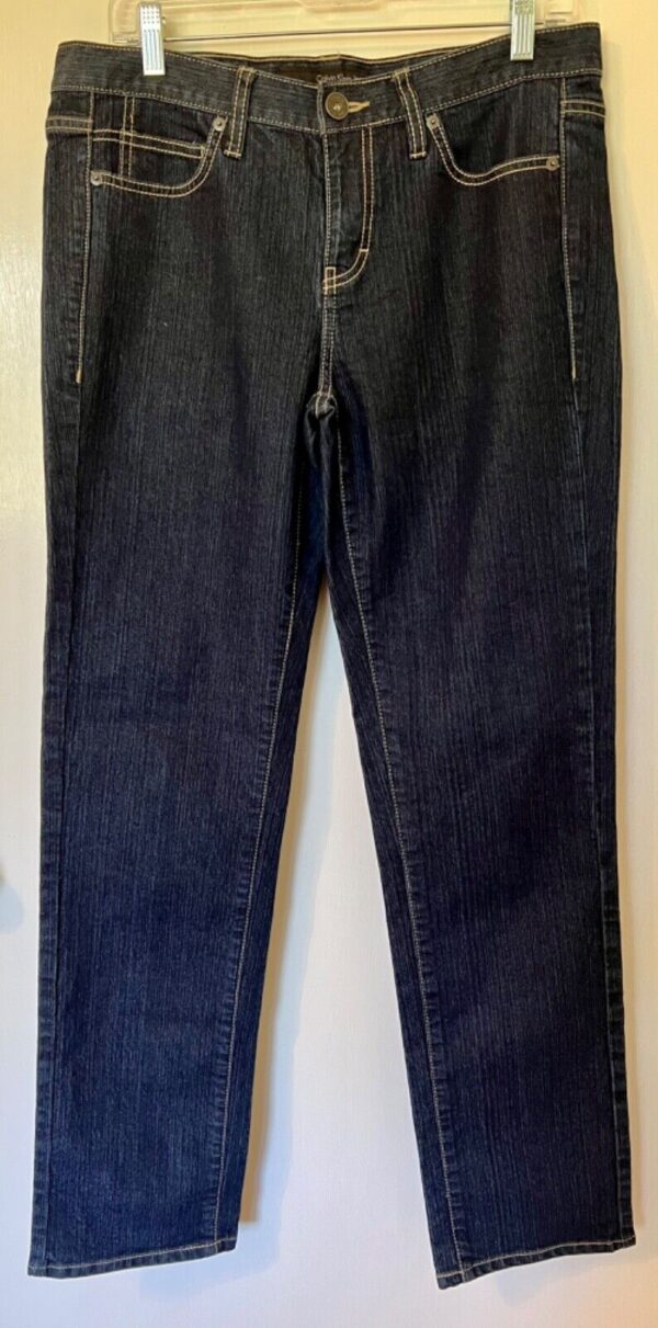 CALVIN KLEIN DENIM WOMEN'S TALL 33/10 Skinny Midrise EVERYDAY JEANS Sz 33/10 EUC - Image 2