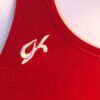 GK COMPETITION SHIRT SINGLET CHILD MEDIUM RED N/S BOYCUT LEG CUT Sz CM NWT! - Image 2