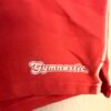SOFFE "GYMNASTICS" ADULT LARGE ORANGE WHITE TIE COTTON/SPANDEX SHORTS Sz AL NWT! - Image 4