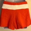 SOFFE "GYMNASTICS" ADULT LARGE ORANGE WHITE TIE COTTON/SPANDEX SHORTS Sz AL NWT! - Image 6