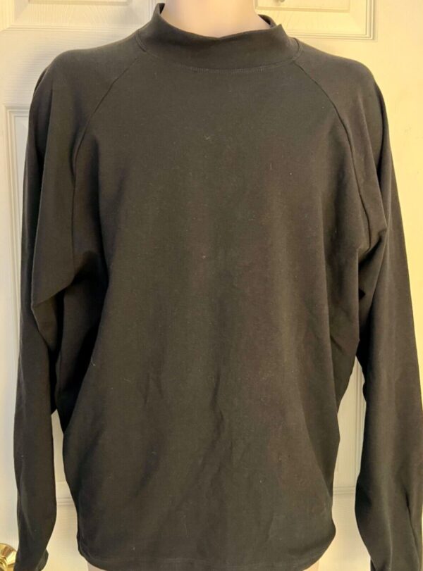 GK ICE FIGURE MENS X-LARG LgSLV BLACK COTTON/SPANDEX RAGLAN TN SKATE SHIRT Sz XL - Image 5