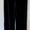 GK BLACK VELVET ADULT SMALL GYMNASTICS SKATE WARM-UP CASUAL LOUNGE PANTS Sz S - Image 3
