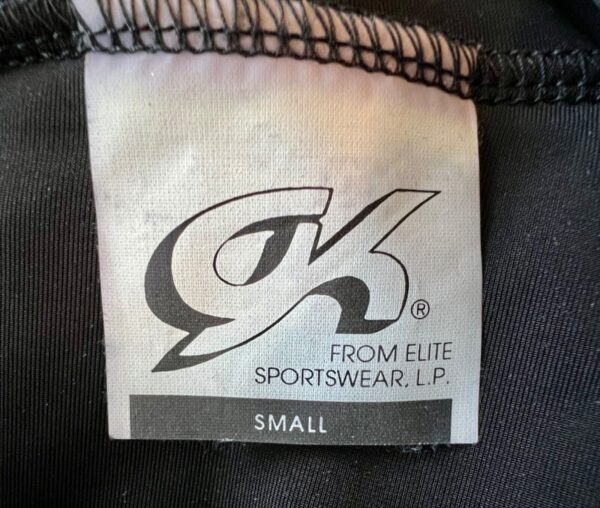 GK BLACK VELVET ADULT SMALL GYMNASTICS SKATE WARM-UP CASUAL LOUNGE PANTS Sz S - Image 7