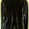GK WARM UP JACKET LADIES SMALL BLACK VELVET ZIP FRONT GYM DANCE CHEER SKATE Sz S - Image 3