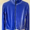 GK WARM UP JACKET LADIES SMALL VINCA VELVET ZIP FRONT GYM DANCE CHEER SKATE AS - Image 4