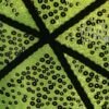 GK LEMON LIME FOIL TANK ADULT SMALL BLACK SEQUINZ GYMNASTICS DANCE LEOTARD AS. - Image 2