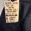 GK SKATE 2 PC SET ADULT SMALL SPARKLY DENIM CAMI CROP TOP/PULL-ON SKIRT Sz S NWT - Image 7