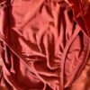 GK FIGURE SKATE ADULT X-SMALL MAHOGANY SLVLS VELVET A-LINE TN KEYHOLE DRESS XS - Image 7