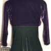 GK ICE SKATE DANCE LADIES X-SMALL EGGPLANT VELVET LGSLV SHRUG JACKET SZ XS NWT! - Image 3