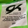 GK LEMON LIME FOIL TANK ADULT SMALL BLACK SEQUINZ GYMNASTICS DANCE LEOTARD AS. - Image 8