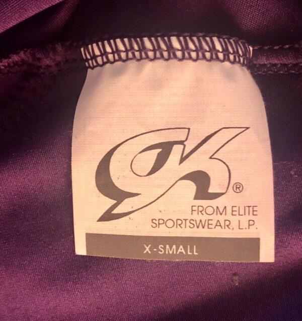 GK ICE SKATE DANCE LADIES X-SMALL EGGPLANT VELVET LGSLV SHRUG JACKET SZ XS NWT! - Image 7