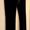 GK DANCE JAZZ LADIES SMALL BLACK SMOOTH VELVET FOLD-OVER WAISTBAND PANTS Sz S - Image 4