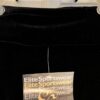 GK DANCE JAZZ LADIES SMALL BLACK SMOOTH VELVET FOLD-OVER WAISTBAND PANTS Sz S - Image 5